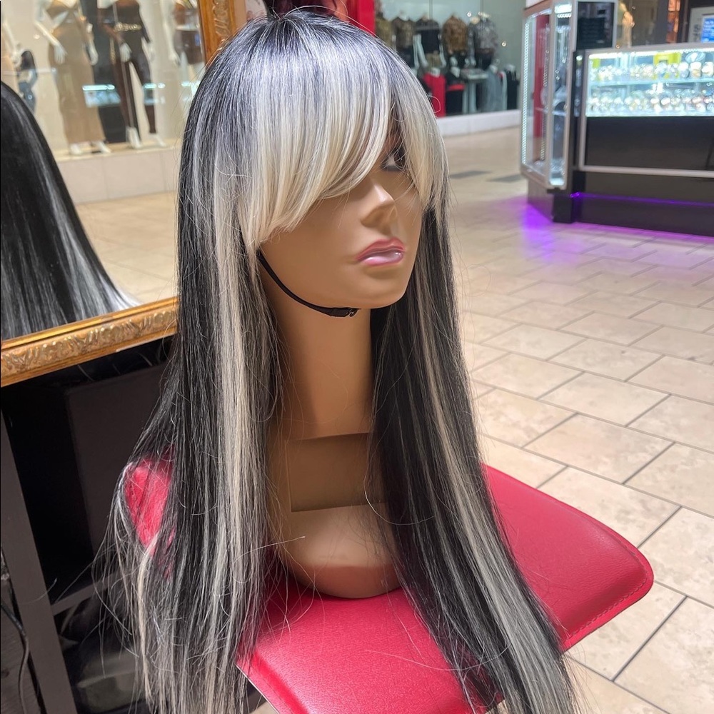 All new wigs human blended hair